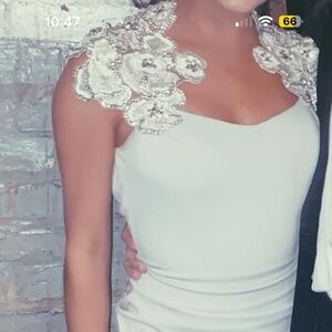 Nicole Bakti Lilac Gown